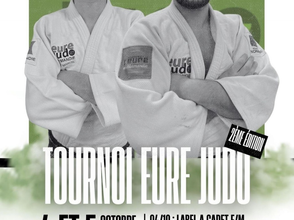 Image de l'actu 'TOURNOI EURE JUDO  4 & 5 OCTOBRE 2026'