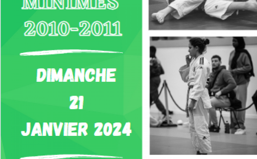 CHAMPIONNAT DE DEPARTEMENT MINIMES - DIMANCHE 21 JANVIER 2024